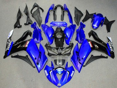 Carenados Moto Yamaha YZF R3/R25 2015-2018 - Azul Negro Brillante Fabricantes