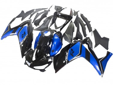 Carenado Moto Yamaha YZF R3/R25 2015-2018 - Azul Negro Brillante Fabricantes