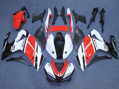 Carenados Moto Yamaha YZF R3/R25 2015-2018 - Blanco Rojo Negro Petronas Yamalube Fabricantes