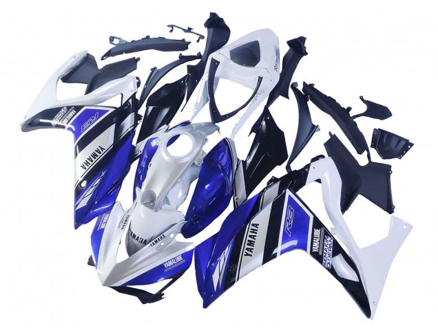 Carenados Moto Yamaha YZF R3/R25 2015-2018 - Blanco Azul Negro Yamalube Fabricantes