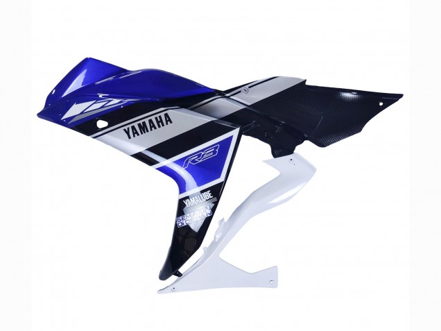 Carenados Moto Yamaha YZF R3/R25 2015-2018 - Blanco Azul Negro Yamalube Fabricantes