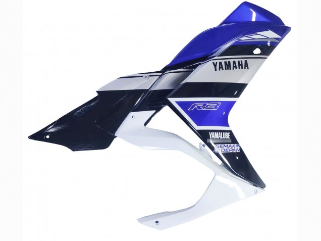 Carenados Moto Yamaha YZF R3/R25 2015-2018 - Blanco Azul Negro Yamalube Fabricantes