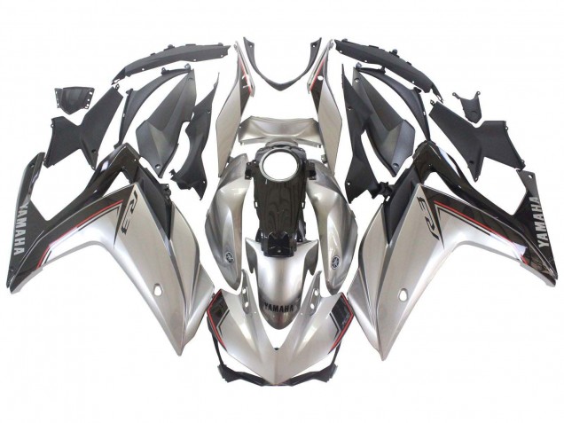 Carenados Moto Yamaha YZF R3/R25 2015-2018 - Plata Negro Fabricantes