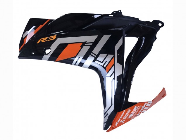 Carenados Moto Yamaha YZF R3/R25 2015-2018 - Azul Naranja Plata Yamalube Fabricantes