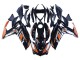 Carenados Moto Yamaha YZF R3/R25 2015-2018 - Azul Naranja Plata Yamalube Fabricantes