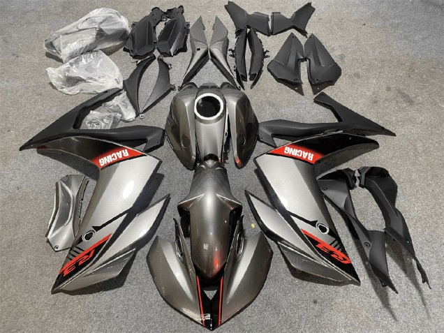 Carenados Moto Yamaha YZF R3/R25 2015-2018 - Plata Rojo Negro Carrera Fabricantes