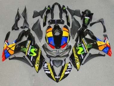 Carenados Moto Yamaha YZF R3/R25 2015-2018 - Negro Brillante Amarillo Blanco Azul ENEOS Monstruo MoviStar RuedaColores Fabricantes