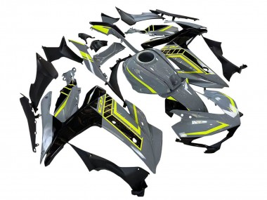 Carenados Moto Yamaha YZF R3/R25 2015-2018 - Nardo Gris Neon Amarillo Negro Fabricantes