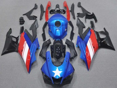 Carenados Moto Yamaha YZF R3/R25 2015-2018 - Azul Blanco Rojo Negro Fabricantes