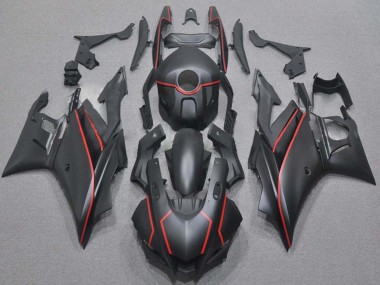 Carenados Moto Yamaha YZF R3/R25 2019-2021 - Negro Mate Rojo Fabricantes