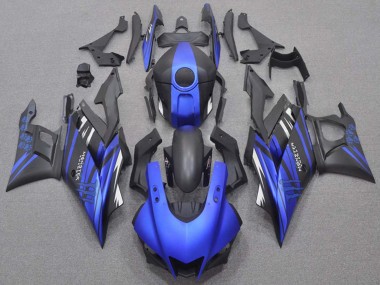 Carenados Moto Yamaha YZF R3/R25 2019-2021 - Azul Negro Mate Monstruo Fabricantes