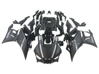 Carenados Moto Yamaha YZF R3/R25 2019-2021 - Negro Mate Plata Fabricantes
