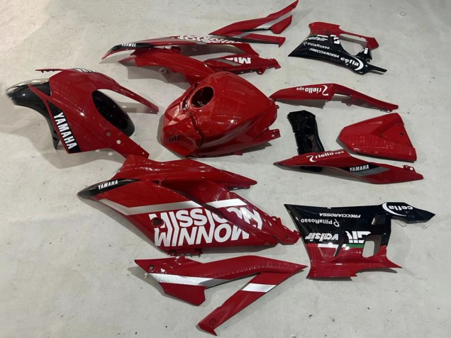 Carenados Moto Yamaha YZF R3/R25 2019-2021 - Rojo Oscuro Blanco Plata Negro Valsir Fabricantes