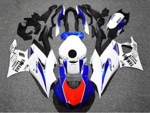 Carenados Moto Yamaha YZF R3/R25 2019-2021 - Blanco Azul Rojo Negro Fabricantes