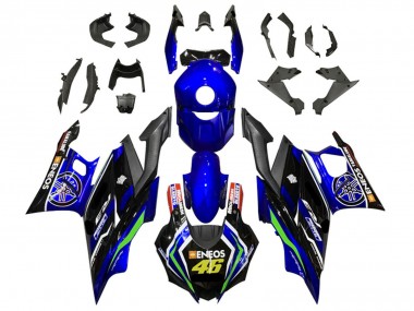 Carenados Moto Yamaha YZF R3/R25 2019-2021 - Azul Blanco Verde Negro ENEOS 46 Fabricantes