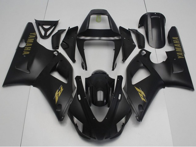 Carenados Moto Yamaha YZF R1 1998-1999 - Negro Brillante Negro Mate Oro Fabricantes