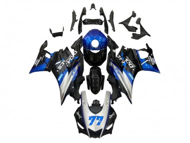 Carenados Moto Yamaha YZF R3/R25 2019-2021 - Plata Azul Negro 77 Fabricantes