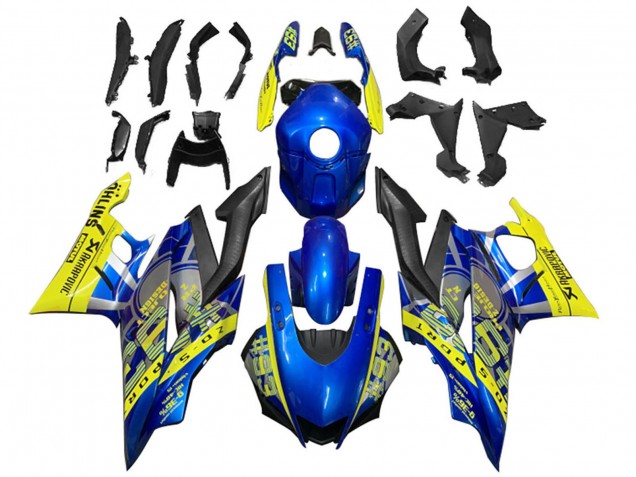 Carenados Moto Yamaha YZF R3/R25 2019-2021 - Amarillo Azul Negro Motul Fabricantes