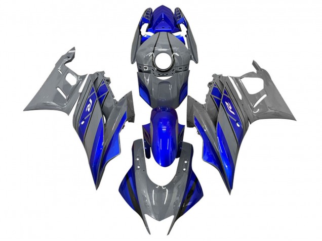 Carenados Moto Yamaha YZF R3/R25 2019-2021 - Gris Azul Negro Fabricantes