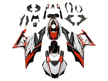 Carenado Moto Yamaha YZF R3/R25 2019-2021 - Blanco Rojo Negro Fabricantes