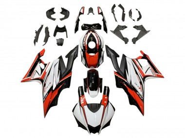 Carenado Moto Yamaha YZF R3/R25 2019-2021 - Blanco Rojo Negro Fabricantes
