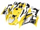 Carenados Moto Yamaha YZF R3/R25 2019-2021 - Amarillo Blanco Negro Raya Fabricantes