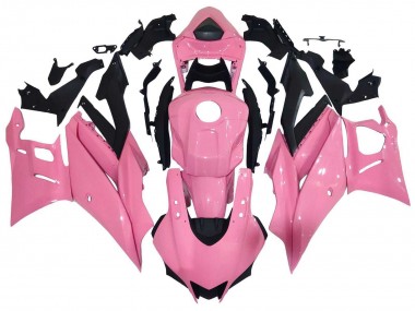 Carenado Moto Yamaha YZF R3/R25 2022-2024 - Rosa Negro Fabricantes