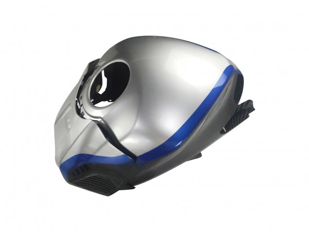 Carenados Moto Yamaha YZF R3/R25 2022-2024 - Negro FibraCarbono Estilo Plata Azul Fabricantes
