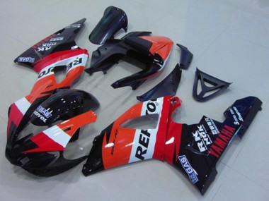 Carenado Moto Yamaha YZF R1 2000-2001 - Naranja Blanco Rojo Negro Repsol Fabricantes