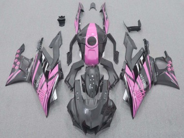 Carenados Moto Yamaha YZF R3/R25 2022-2024 - Rosa Negro Monstruo Fabricantes