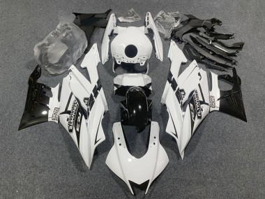 Carenados Moto Yamaha YZF R3/R25 2022-2024 - Blanco Negro Brillante Fabricantes