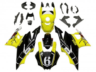 Carenados Moto Yamaha YZF R3/R25 2022-2024 - Amarillo Blanco Negro Lenovo 6 Fabricantes