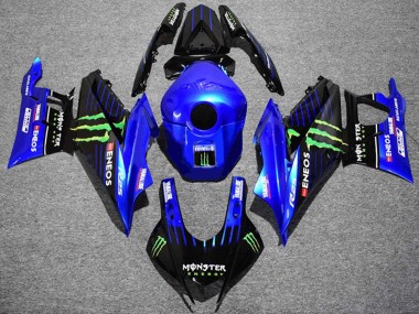 Carenados Moto Yamaha YZF R3/R25 2022-2024 - Azul Verde Negro Monstruo ENEOS Yamalube Fabricantes