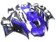 Carenado Moto Yamaha YZF R3/R25 2022-2024 - Azul Negro Mate Fabricantes