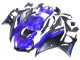 Carenado Moto Yamaha YZF R3/R25 2022-2024 - Azul Negro Mate Fabricantes