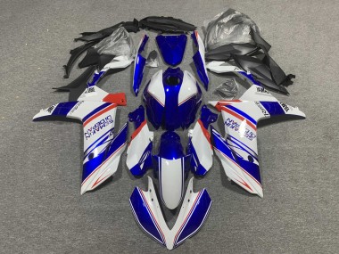 Carenados Moto Yamaha YZF R3/R25 2022-2024 - Azul Blanco Rojo Semakin Didepan Fabricantes