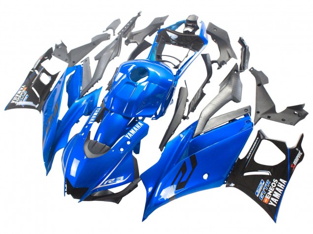 Carenados Moto Yamaha YZF R3/R25 2022-2024 - Azul Negro ENEOS Fabricantes