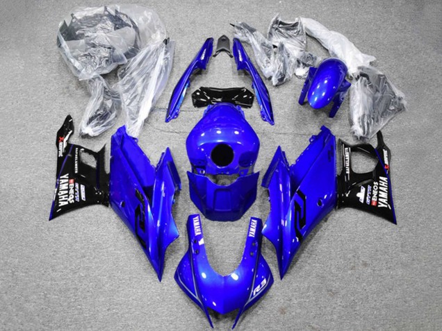 Carenados Moto Yamaha YZF R3/R25 2022-2024 - Azul Negro ENEOS Fabricantes