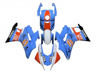 Carenados Moto Yamaha YZF R3/R25 2022-2024 - Azul Naranja Blanco Gulf Fabricantes