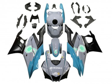 Carenados Moto Yamaha YZF R3/R25 2022-2024 - Nardo Gris Azul Verde Negro Petronas Fabricantes