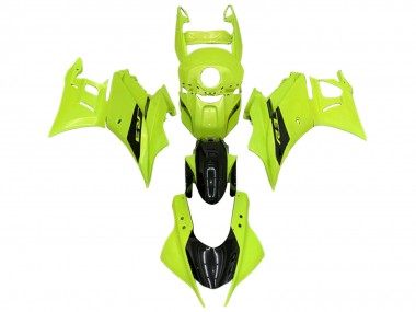 Carenados Moto Yamaha YZF R3/R25 2022-2024 - Neon Verde Negro Brillante Fabricantes