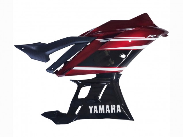 Carenado Moto Yamaha YZF R3/R25 2022-2024 - Rojo Blanco Negro Brillante Fabricantes
