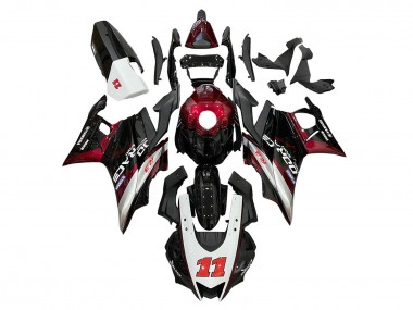 Carenados Moto Yamaha YZF R3/R25 2022-2024 - Rojo Plata Negro 11 Fabricantes