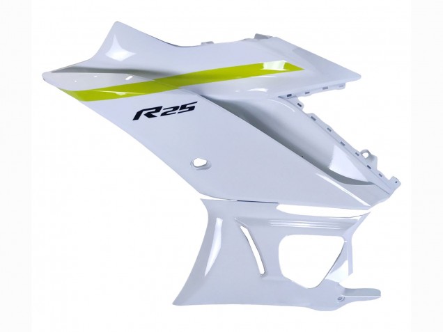 Carenados Moto Yamaha YZF R3/R25 2022-2024 - Blanco Amarillo Negro Fabricantes