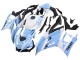 Carenados Moto Yamaha YZF R3/R25 2022-2024 - Blanco Azul Claro Fabricantes