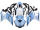 Carenados Moto Yamaha YZF R3/R25 2022-2024 - Blanco Azul Claro Fabricantes