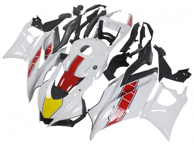 Carenados Moto Yamaha YZF R3/R25 2022-2024 - Blanco Rojo Amarillo Negro Fabricantes