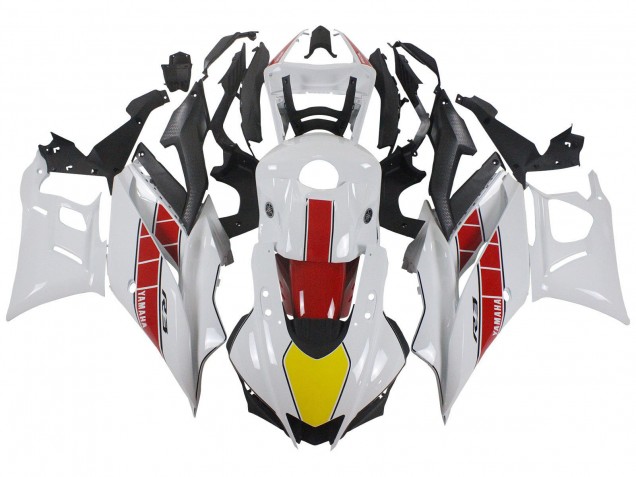 Carenados Moto Yamaha YZF R3/R25 2022-2024 - Blanco Rojo Amarillo Negro Fabricantes