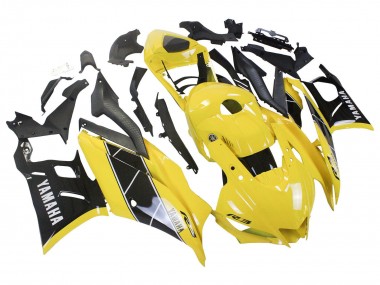 Carenado Moto Yamaha YZF R3/R25 2022-2024 - Amarillo Negro Fabricantes