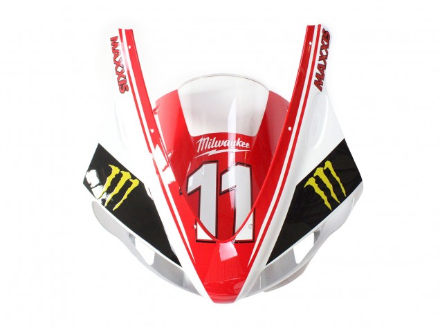Carenados Moto Yamaha YZF 1000 R1 1998-1999 - Rojo Blanco Negro Amarillo Monstruo Milwaukee MAXXIS 11 Fabricantes